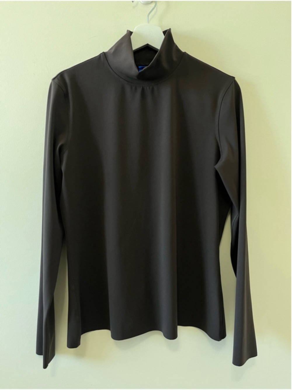 Kit and Ace Long Sleeve Black Mock Neck Top